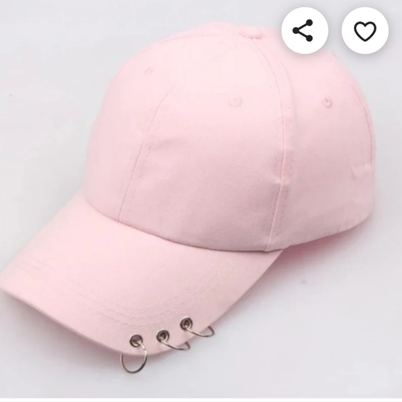 Pink Punk pierced baseball cap - Picture 3 of 8